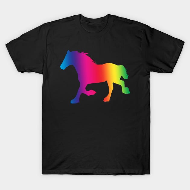 Colourful Trot T-Shirt by Shyflyer
